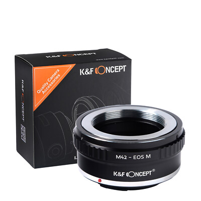 K&F CONCEPT M42-EOS M Lens Adapter For M42 42MM Screw Mount Lens