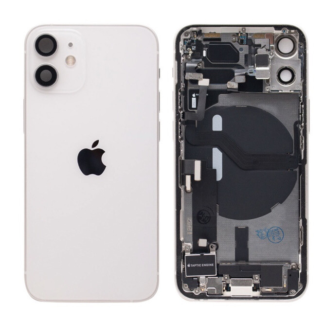iPhone 12 Mini Silver White Back Housing Replacement OEM Original