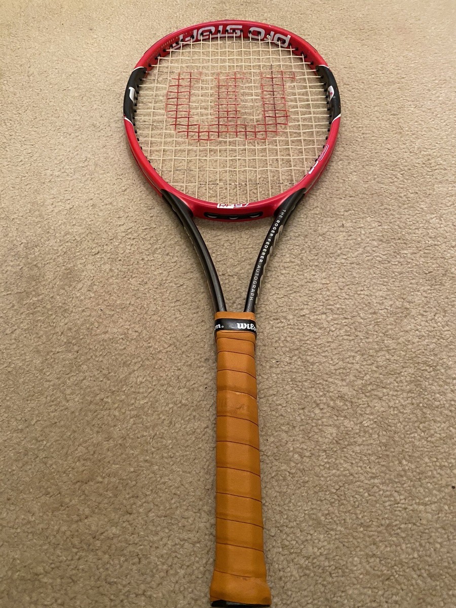 Used Roger Federer 2014 Wilson Pro Staff RF97 V10 Autograph 4 1/4
