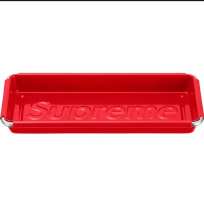 Supreme Dulton Steel Tray Red SS23 | eBay