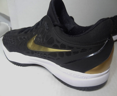 Nike Air Zoom Cage 3 HC Rafael Nadal Ltd. Ed. Black & Gold 918193