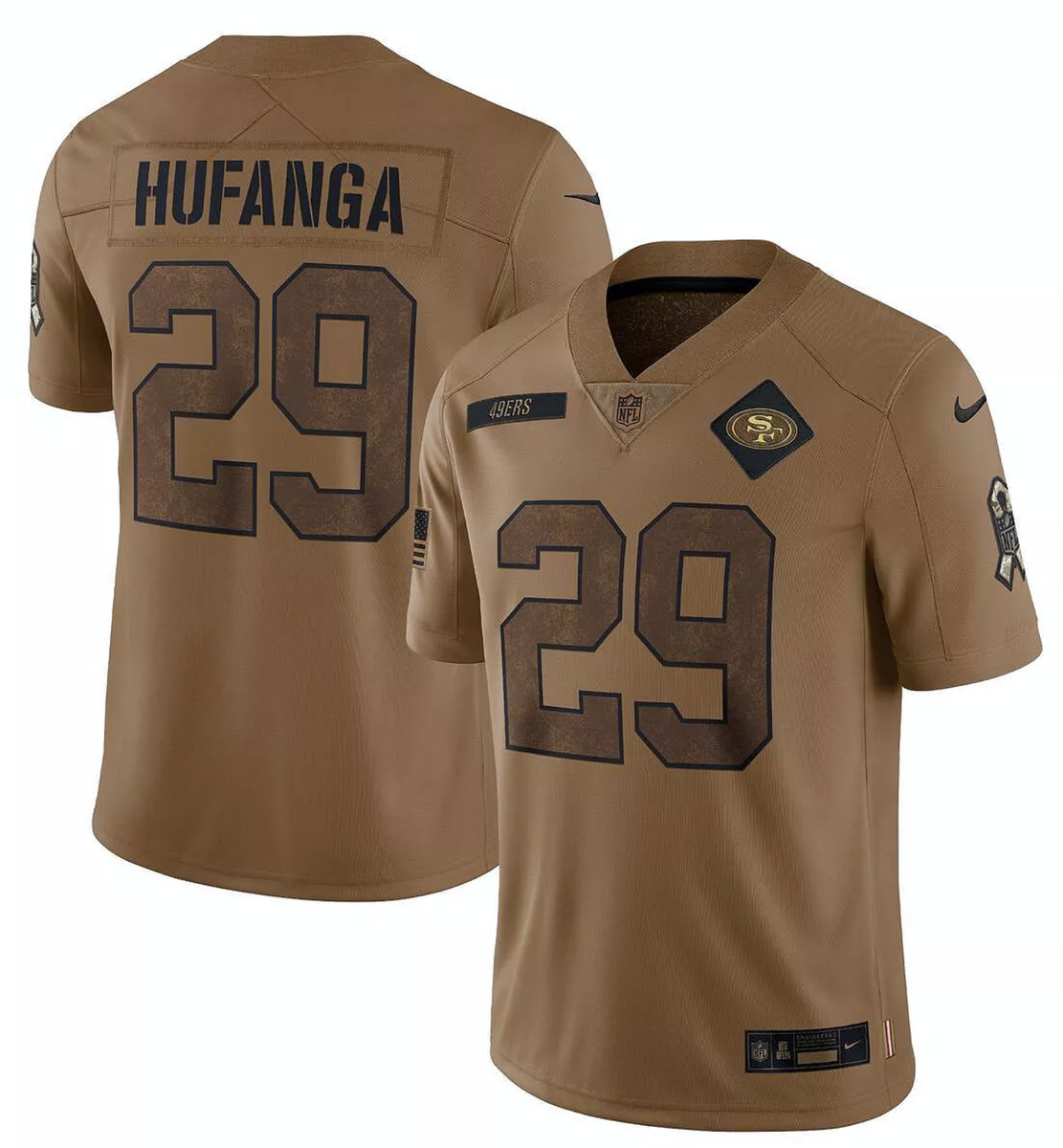 NIKE Talanoa Hufanga SF 49ers 2023 Salute To Service limited