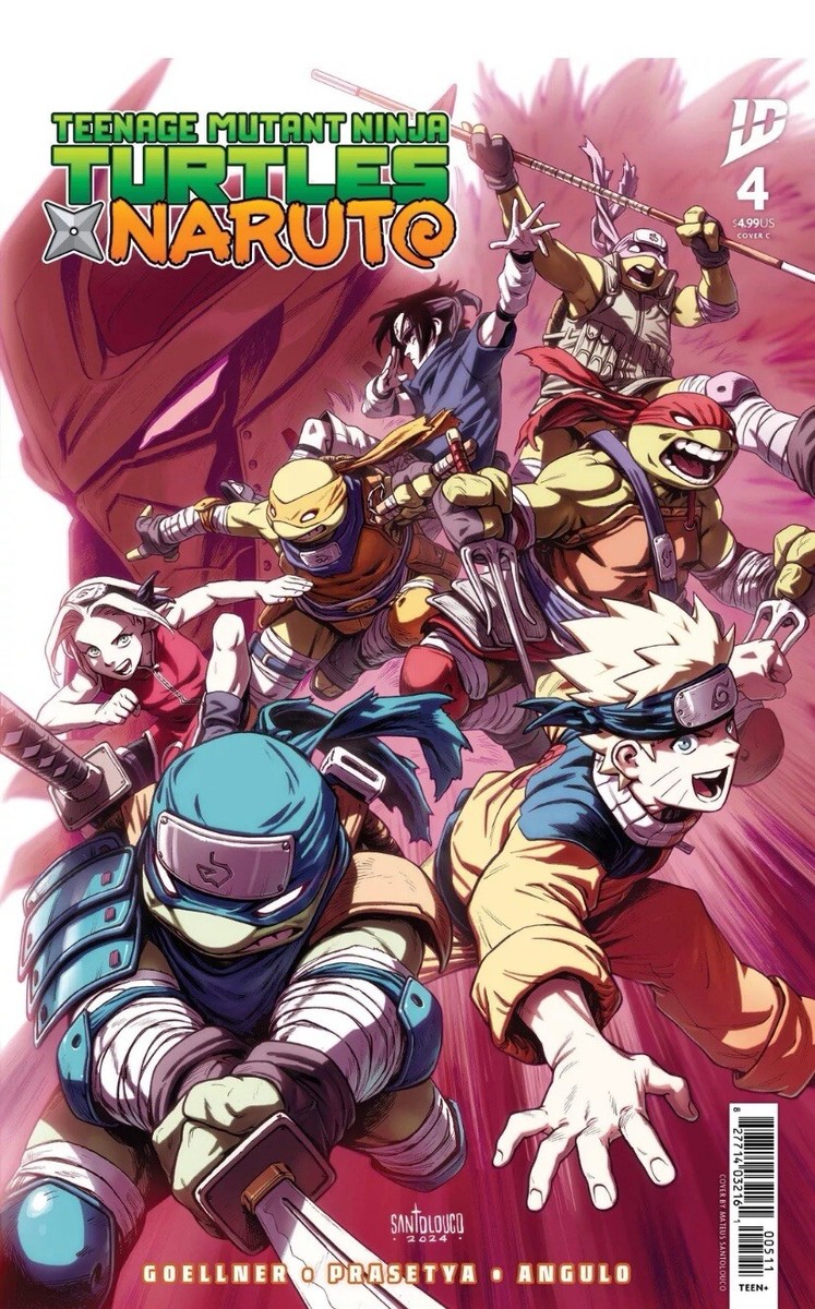 🟣Teenage Mutant Ninja Turtles x Naruto #4 Cvr C Released 6/4/25