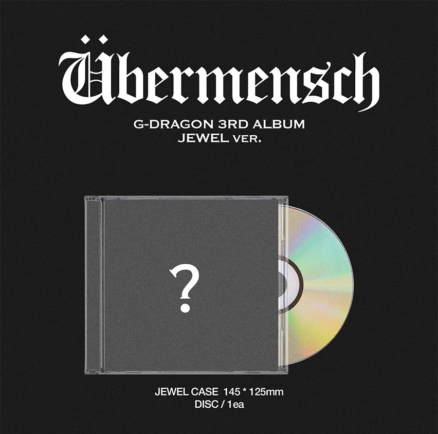 BIGBANG G-DRAGON UBERMENSCH 3rd Album JEWEL Ver/CD+Photo Book+2