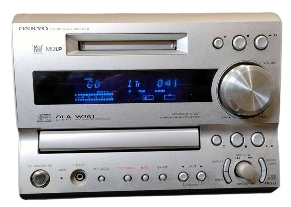 ONKYO FR-X7A CD MD Tuner Amplifier Recorder component system Good