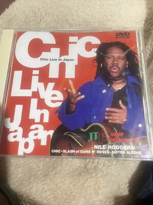 Chic Live in Japan Japan DVD w OBI Promo Copy Nile Rodgers Slash