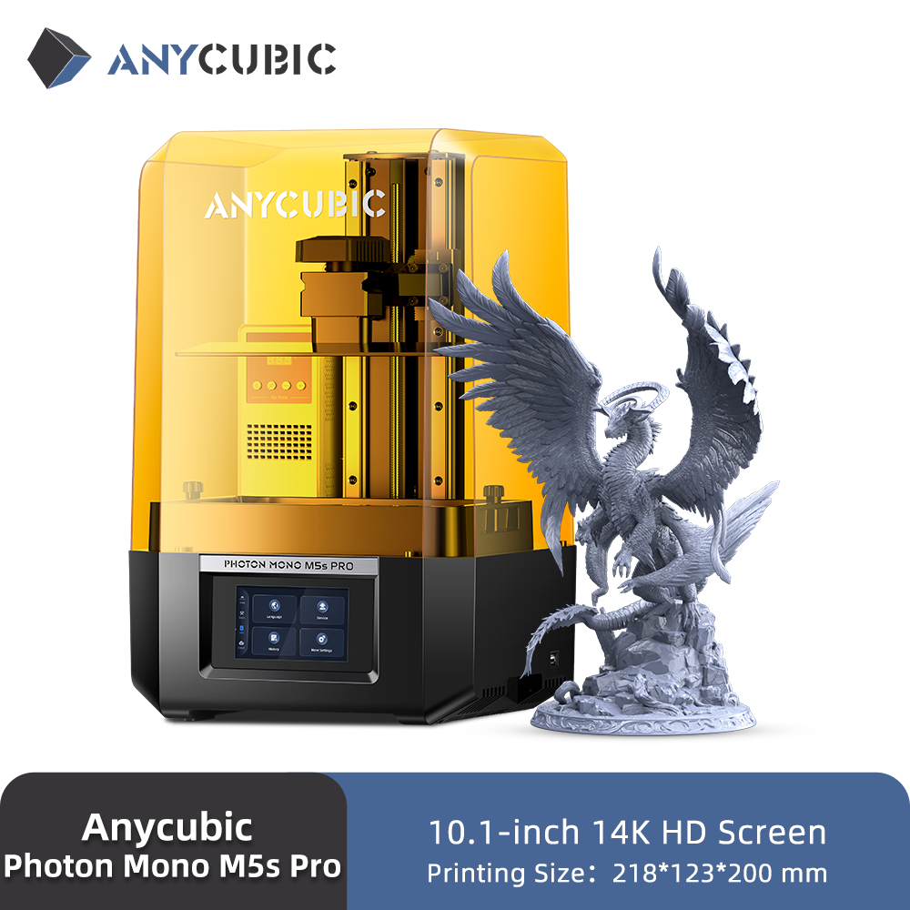 ANYCUBIC Photon Mono M5s Pro 3D Printer 10.1'' 14K HD LCD 3X High