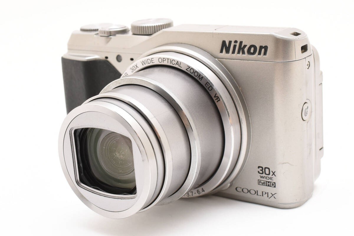 Nikon COOLPIX S9900 silver compact digital camera English language