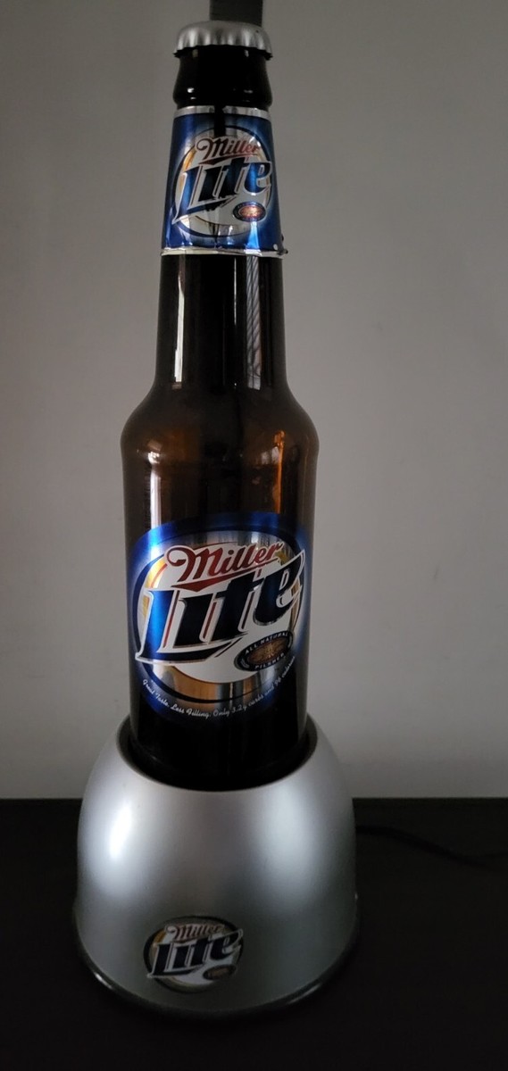 Rabbit Tanaka Miller Lite Beer Bubbler Light Up Bottle Model