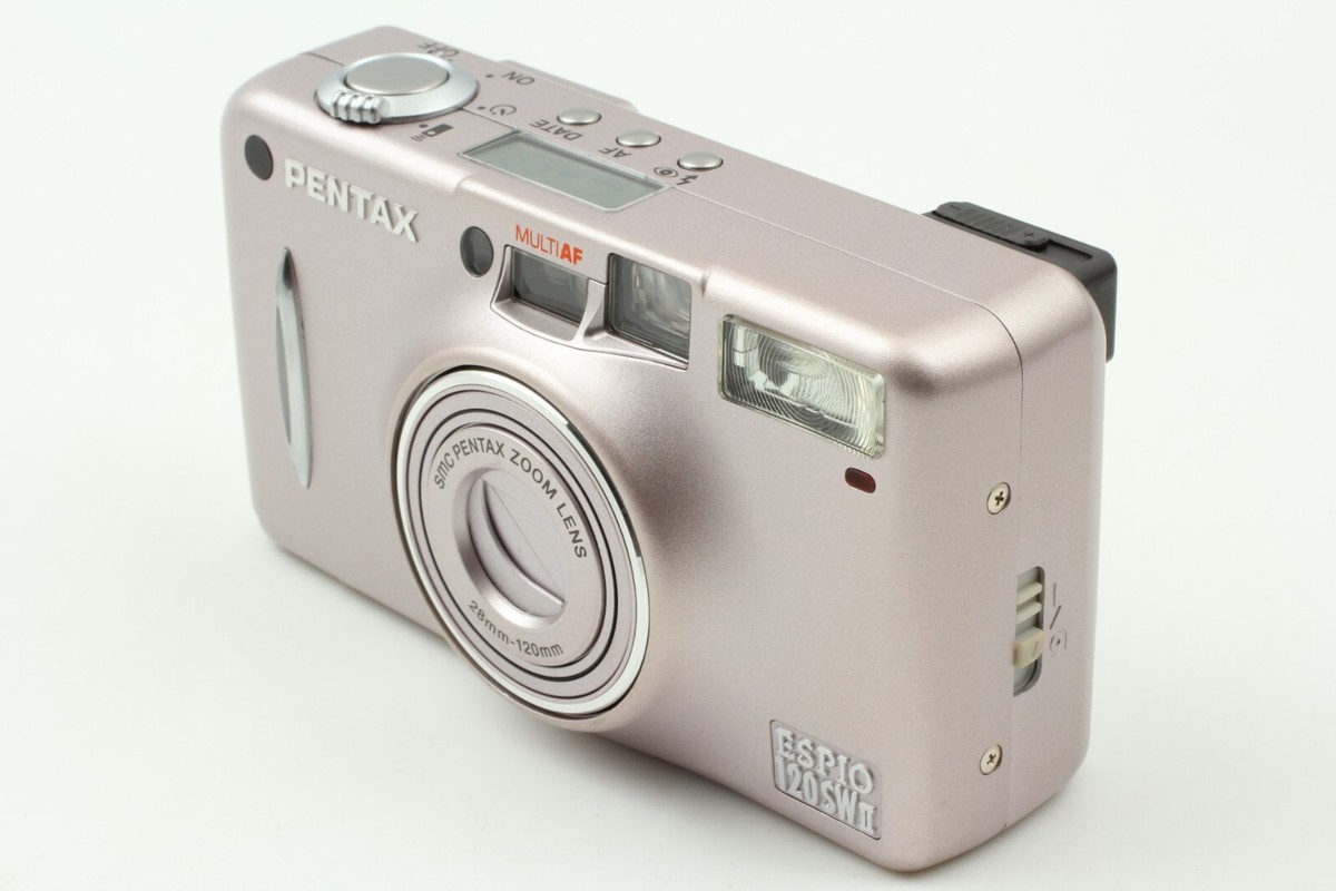 Pink[💥MINT in Case] PENTAX ESPIO 120SW II Point & Shoot Film