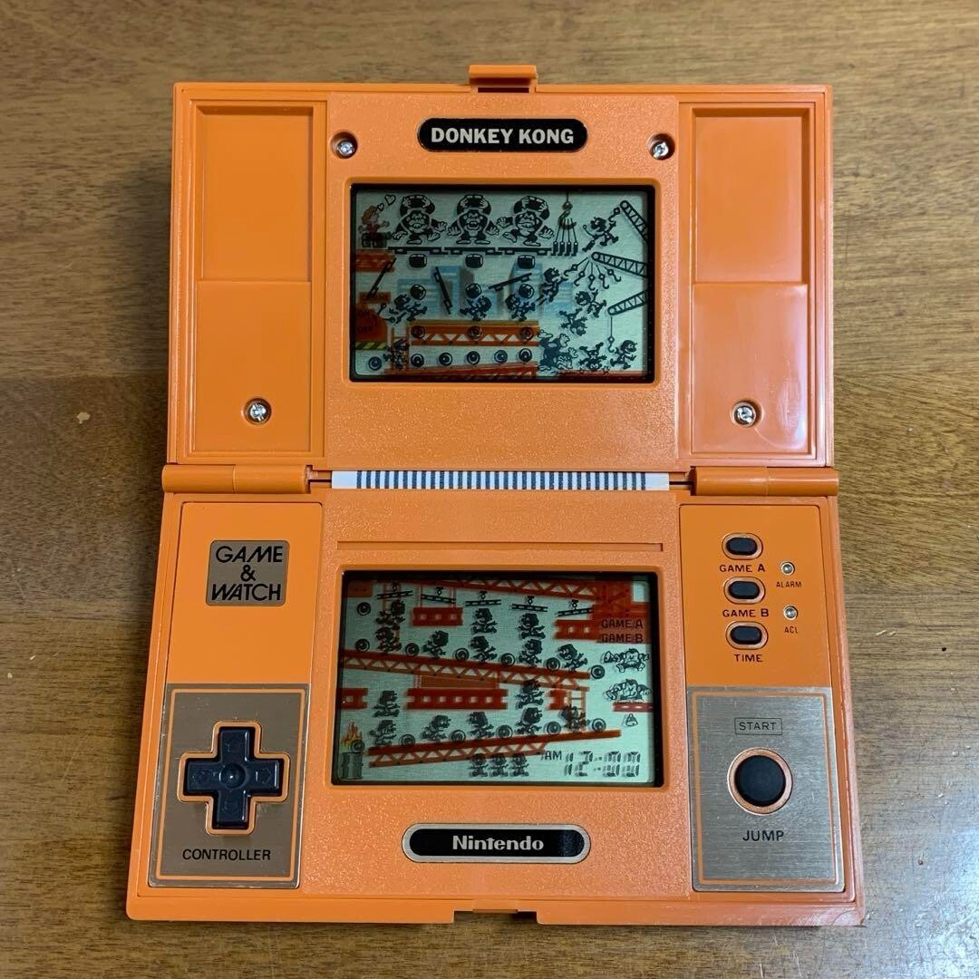 Nintendo Game and Watch DONKEY KONG Multi Screen Orange USED