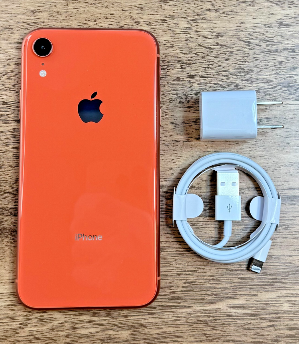 Apple iPhone XR 256GB Coral (Factory Unlocked) - Good Condition | eBay