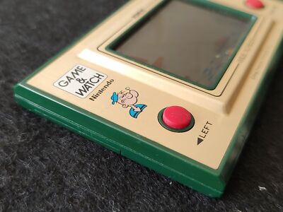 Vintage Nintendo Game & Watch POPEYE Handheld game w/Manual set