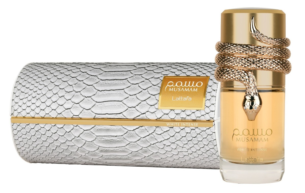 Musamam White Intense by Lattafa 100ml EDP Spray - Free Express