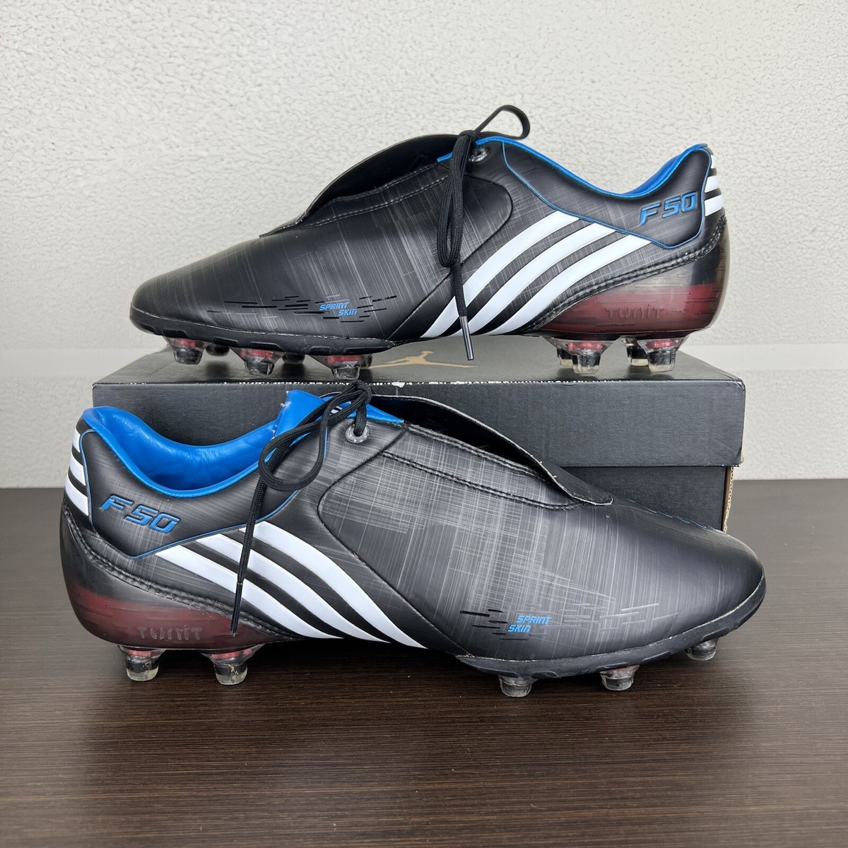 Rare Adidas F50 i Tunit Cleats G01186 Black Messi Soccer Boots