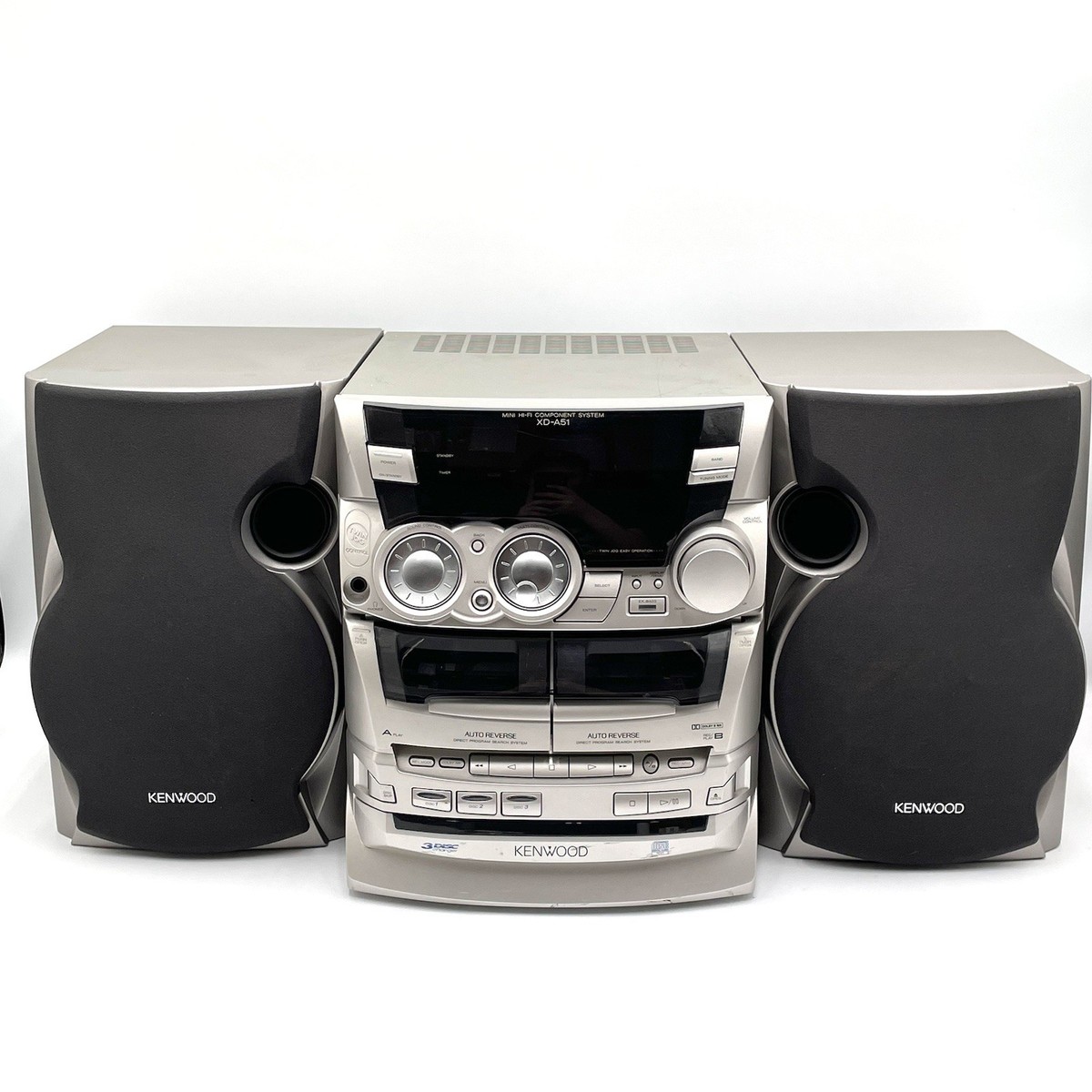 Kenwood XD-A51 Mini Hi-Fi Component Cassette Tape 3 Disc Stereo