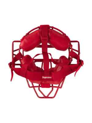 Supreme Rawlings Catcher's Mask Red Baseball SS18 Box Logo | eBay