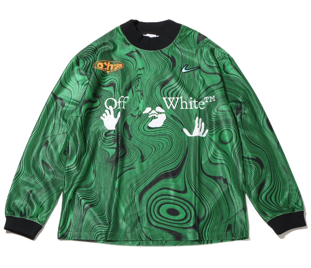Nike x Off-White™ Allover Print Jersey Kelly Green FQ0998-389 Size