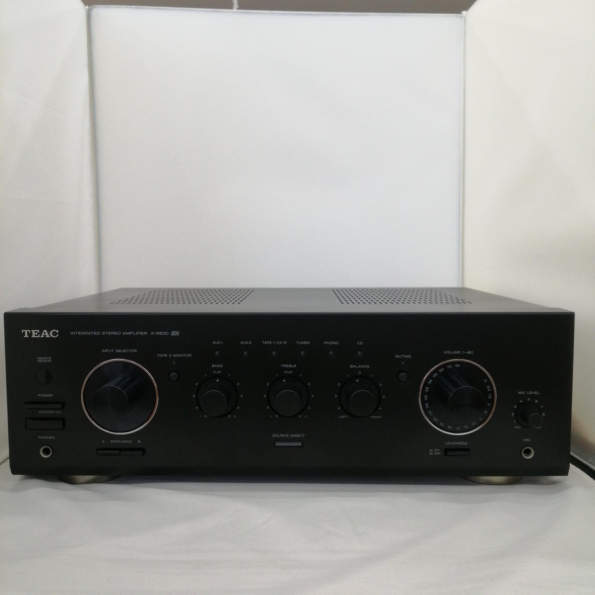 Used 2012 Teac A-R 630 F Integrated Amplifier With User's Manual