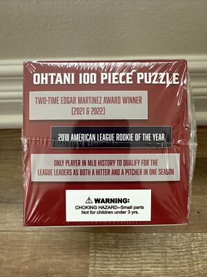 MLB Los Angeles Angels Shohei Ohtani 100 Piece Puzzle NEW Sealed
