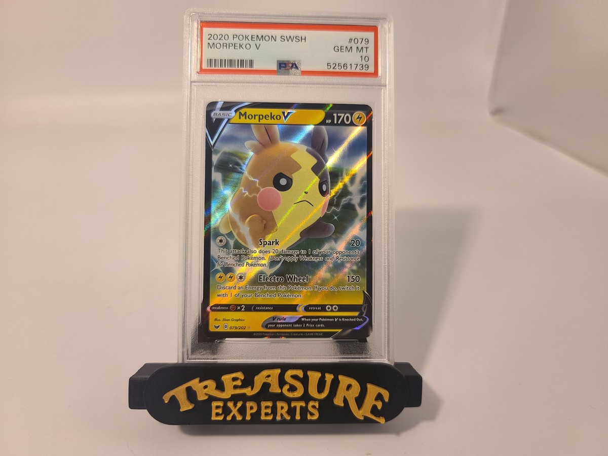 2020 Pokemon #079/202 Morpeko V Sword & Shield PSA 10 Gem Mint