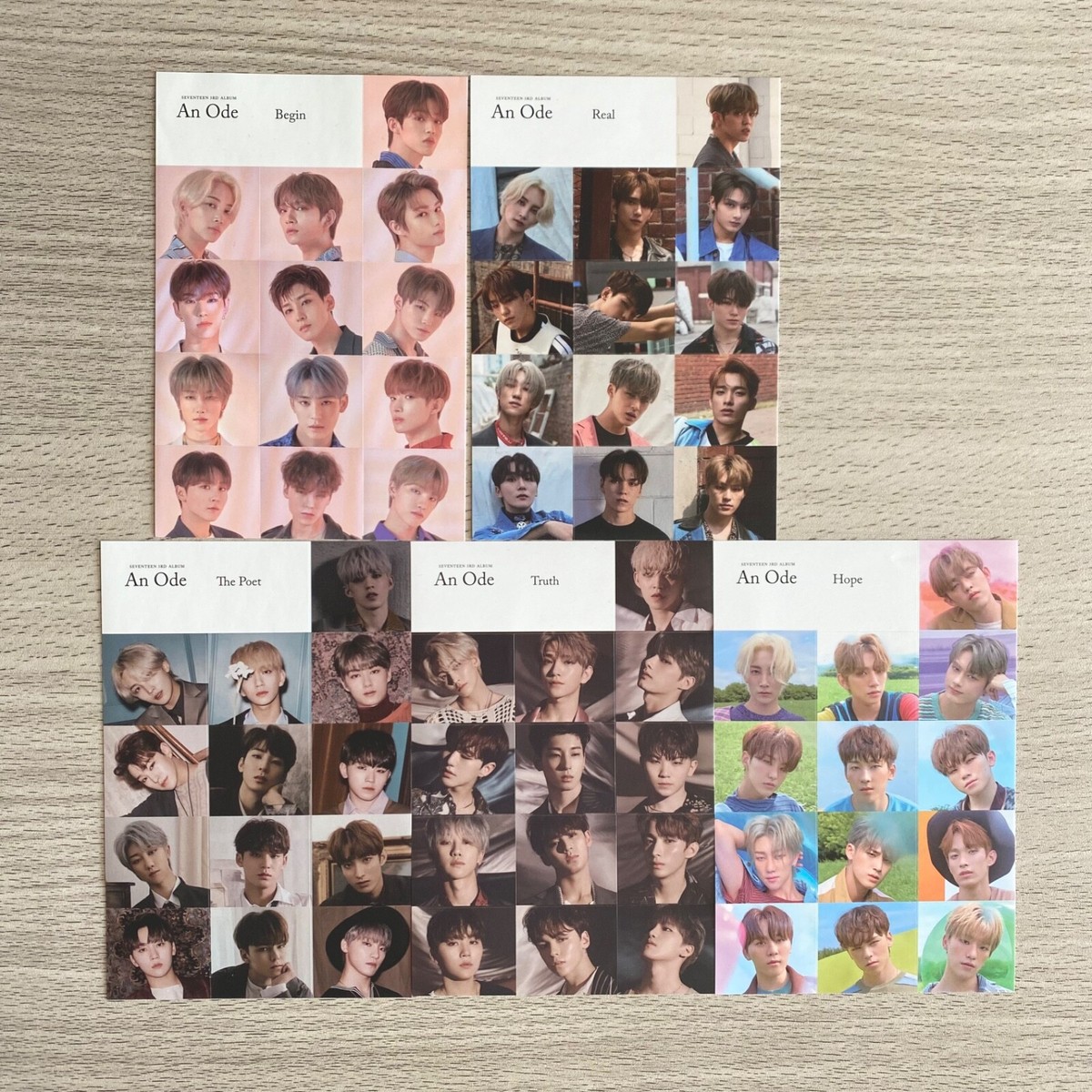 SEVENTEEN 3rd album An Ode Hoshi complete set + HMV Photo card | eBay