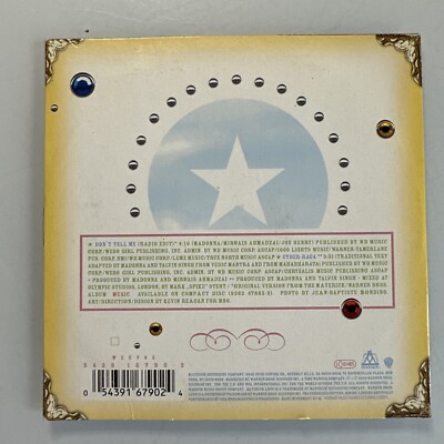 Madonna Don't Tell Me CD Single | eBay