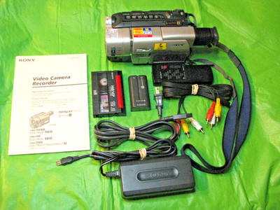 Sony CCD-TRV87 Hi8 Analog Camcorder - Record Transfer Play Video
