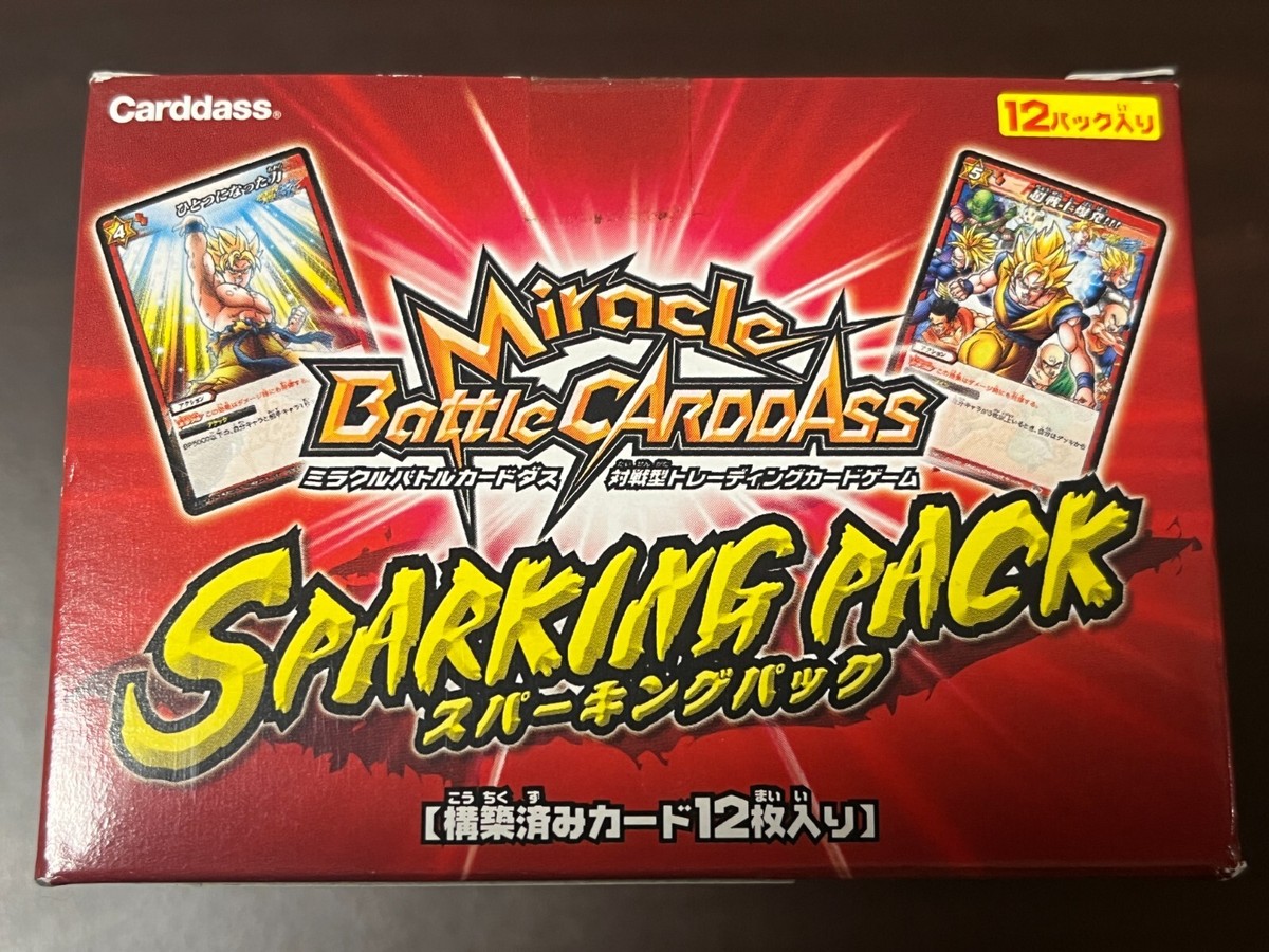 Dragon Ball Miracle Battle Carddass Card Sparking Pack Sealed BOX