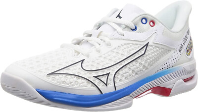 MIZUNO Tennis Shoes WAVE EXCEED TOUR 5 AC 61GA2276 White Navy US4