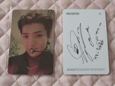 ver. Sehun) EXO Winter Special Album Sing For You Photocard Korean