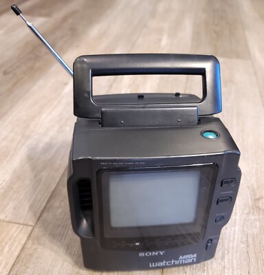 Sony Mega Watchman Walkman Portable TV AM/FM Radio FD-525 | eBay