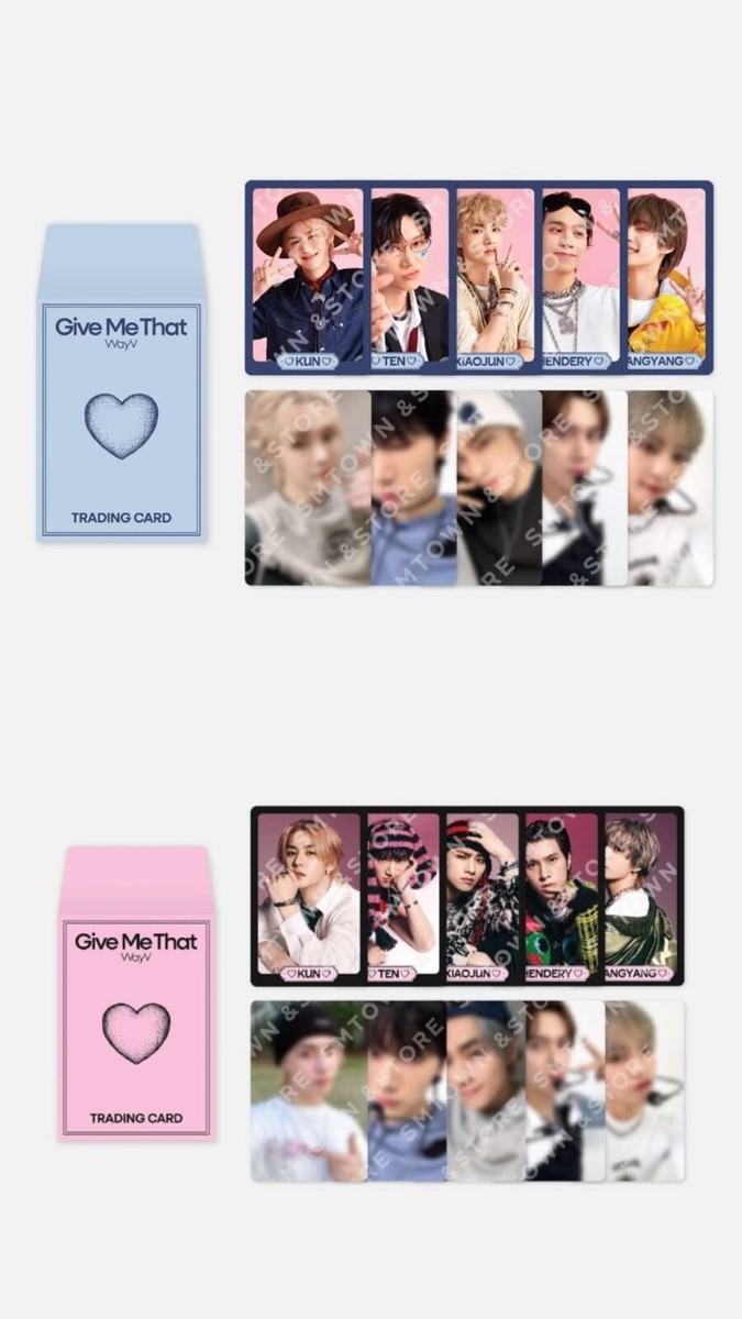 NCT WAYV 威神V THE 5TH MINI ALBUM GIVE ME THAT MD TRADING CARD
