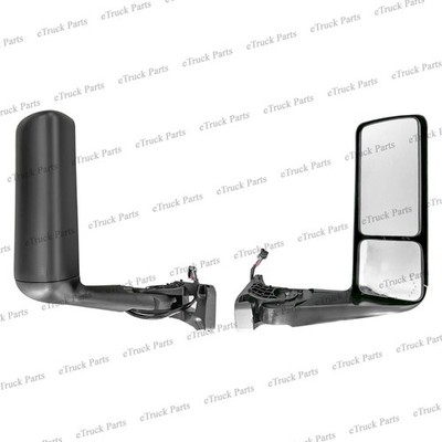 2018–2025 International MV607 Passenger Power Mirror with Black