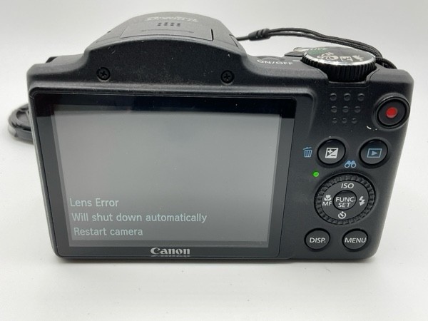 Canon PowerShot SX500 IS 16.0MP Digital Camera – Lens Error