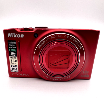 Nikon COOLPIX S8200 16.0MP Digital Camera Red – Screen Is Blurry