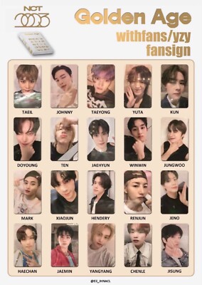 NCT 2023 GOLDEN AGE WITHFANS YZY FANSIGN OFFICIAL PHOTOCARD | eBay