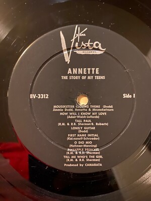 ANNETTE FUNICELLO The Story of my Teens - 1962 1st Press Buena