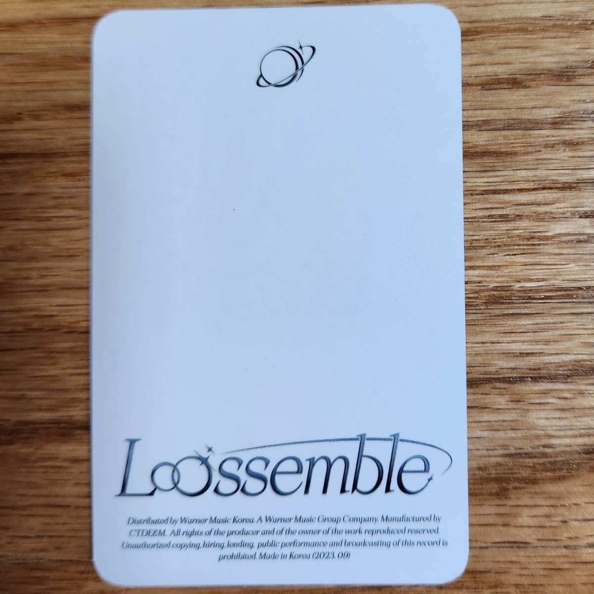 Hyeju Official Photocard Loossemble 1st Album Genuine Loona Olivia