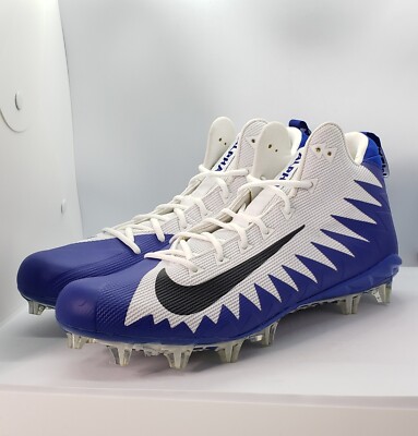 NEW Nike Alpha Menace Pro Mid TD Football Cleats AJ6604-105 Wht