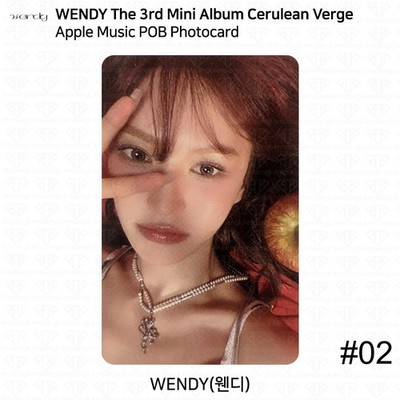 RED VELVET WENDY The 3rd Mini Album Cerulean Verge POB Photocard
