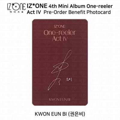 IZ*ONE IZONE 4th Mini Album One Reeler POB Photocard IVE