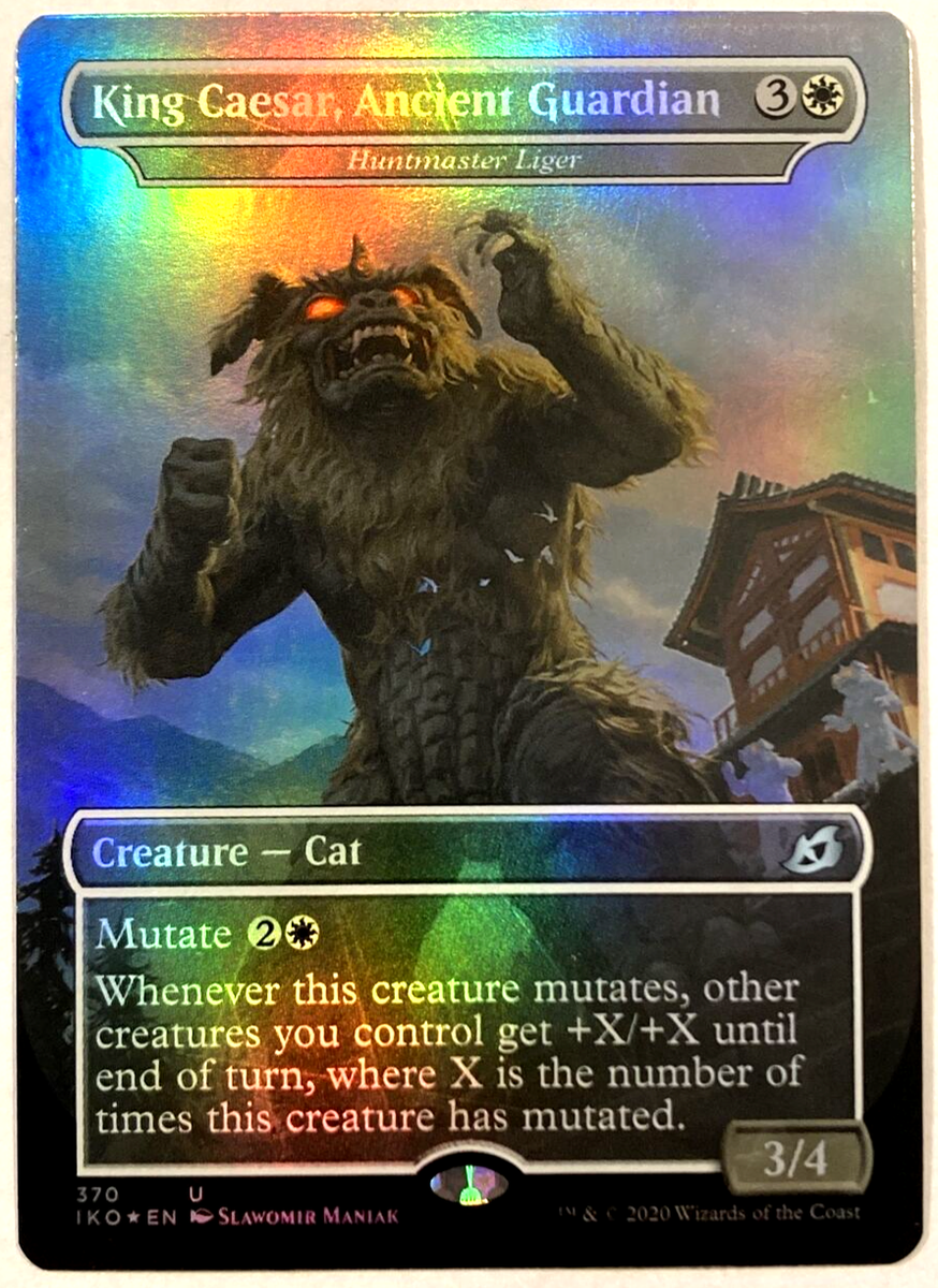 MTG King Caesar, Ancient Guardian *FOIL* Ikoria: Lair of Behemoths