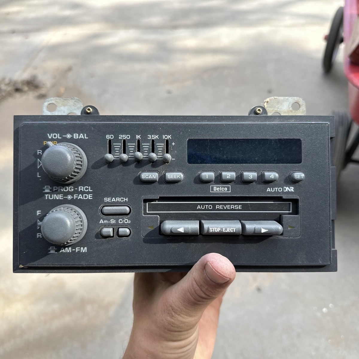 1996 90s Delco AM/FM Cassette Radio OEM Factory Head Unit Chevy