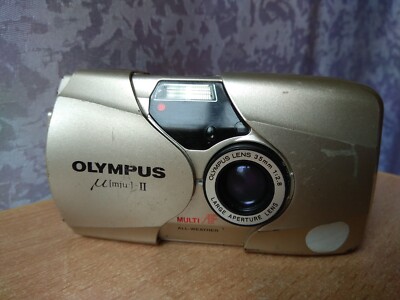RARE Vintage Camera 35mm large aperture Camera Olympus Mju II