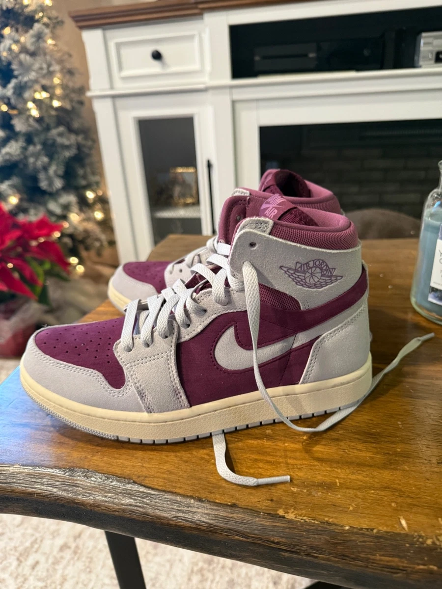 Jordan 1 Zoom Comfort 2 High Bordeaux W for sale | eBay