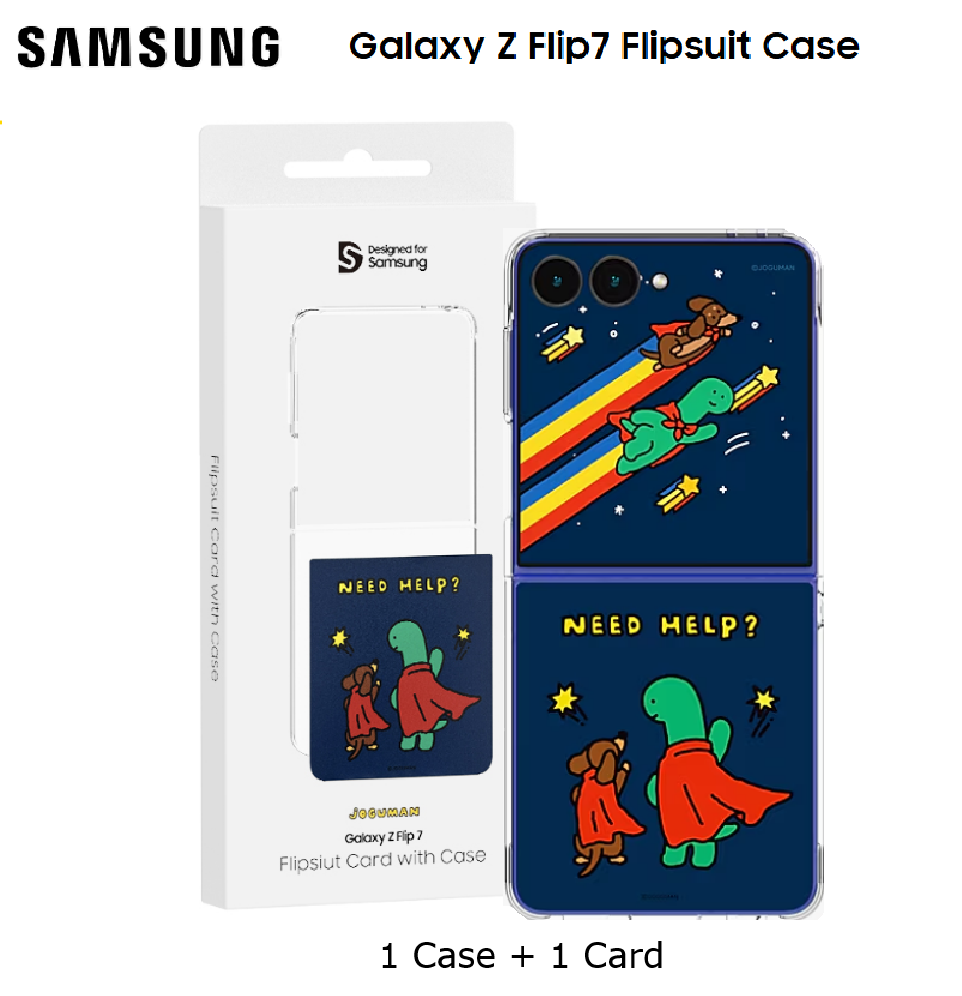 SAMSUNG x Joguman Bracchio Galaxy Z Flip7 Flipsuit Case &Card *US