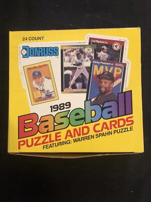 1989 Donruss Baseball Cello Box 24 Packs From Case - Ken Griffey