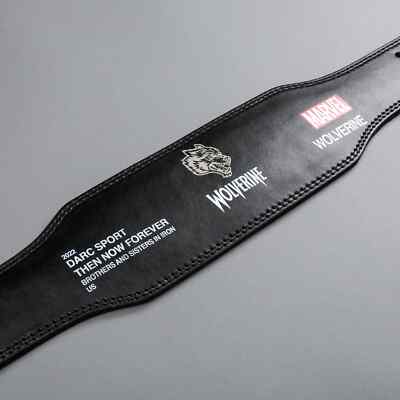 Darc Sport x Marvel Wolverine Black Weightlifting Belt (Sizes S-L