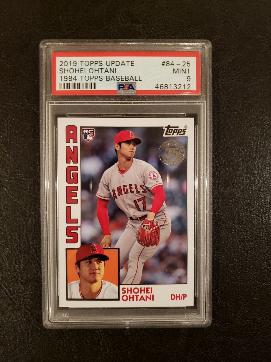 2019 Topps Update Shohei Ohtani 1984, Rare Logo Error, Low POP